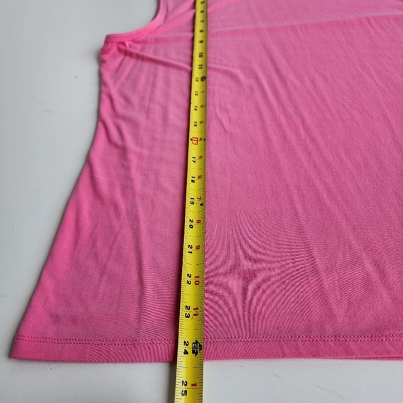 Asara Women's Soft Pink Sleeveless Turtleneck Blouse Top Sttetch Sz L Large - Picture 6 of 10